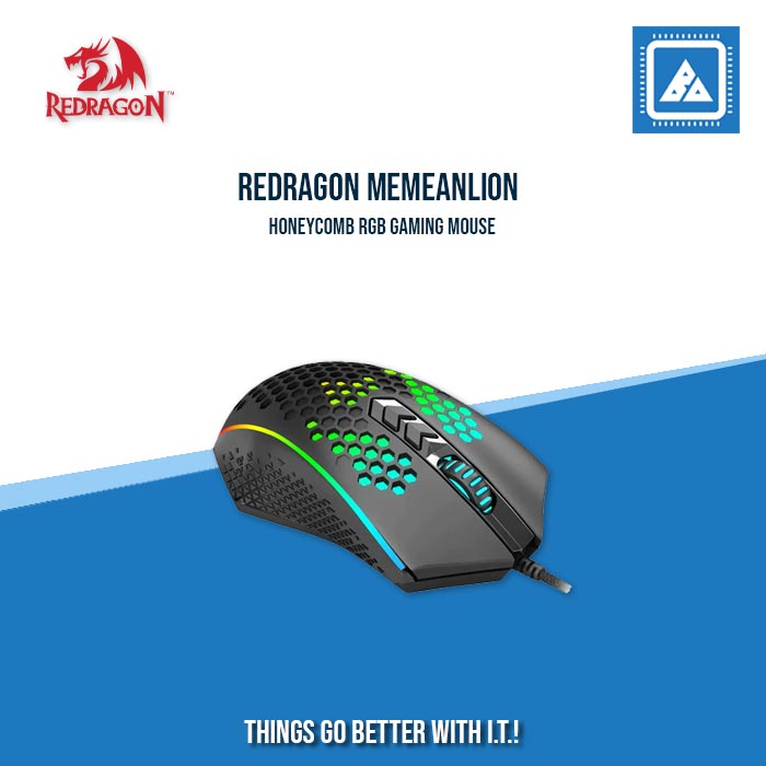 REDRAGON MEMEANLION HONEYCOMB RGB GAMING MOUSE REDRAGON MEMEANLION HONEYCOMB RGB GAMING MOUSE